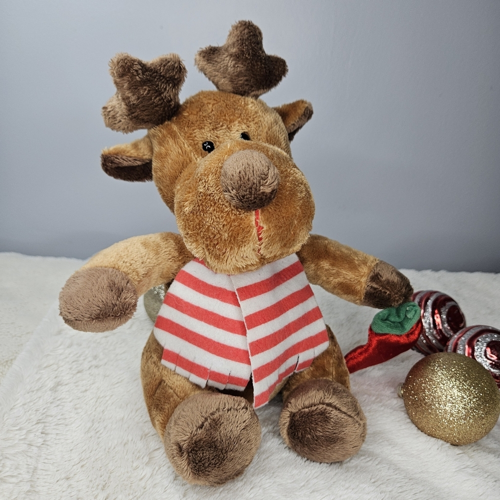 Applause Reindeer Vintage Plush Christmas Stuffed Animal Stocking Stuffer